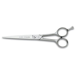 Tres Claveles Tijeras St Classic 7" - Ciseaux de coiffure professionnels en acier inox, fil microdenté, ajustables