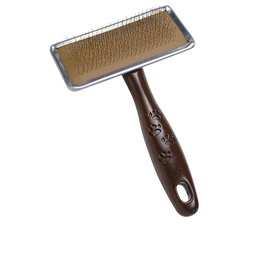 Gloria Pets Brosse rectangulaire souple M pour chiens et chats - Démêlage efficace et réduction perte de cheveux pour poils longs et épais