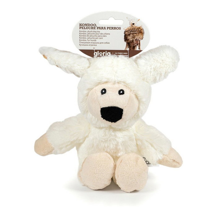 Jouet pour chien en peluche Gloria Kondoo Blanc Polyester polypropylène Mouton Jouet pour chien en peluche Gloria Kondoo Blanc Polyester polypropylène Mouton
