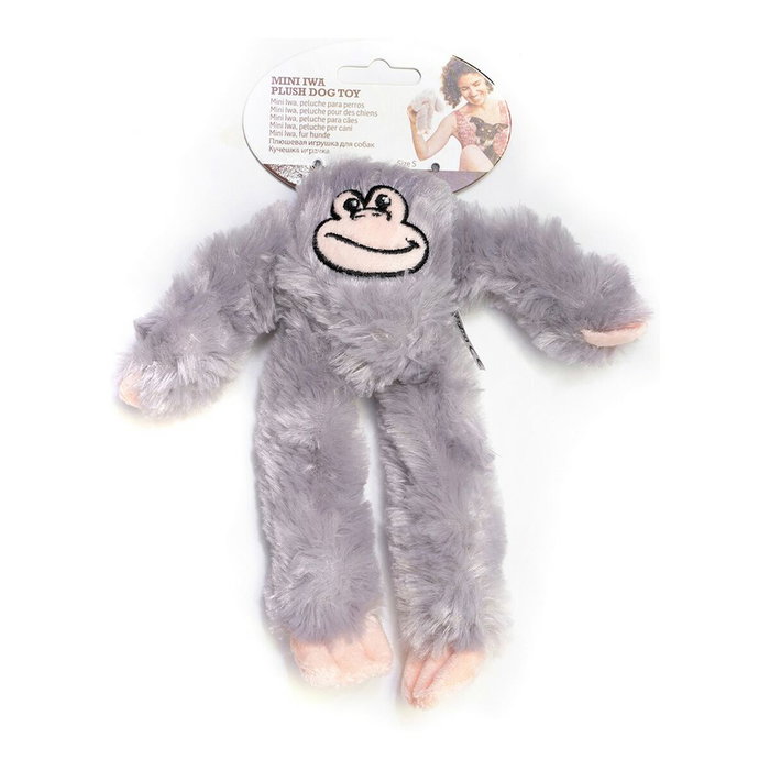 Jouet pour chien en peluche Gloria Iwa Gris Polyester polypropylène Singe Jouet pour chien en peluche Gloria Iwa Gris Polyester polypropylène Singe