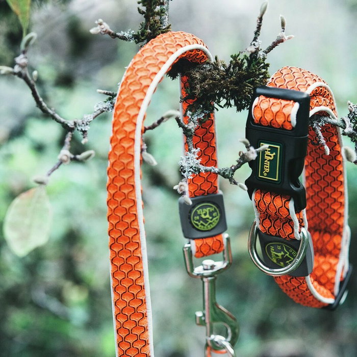 Collier pour Chien Hunter Basic Fil Orange Taille M (33-50 cm) Collier pour Chien Hunter Basic Fil Orange Taille M (33-50 cm)