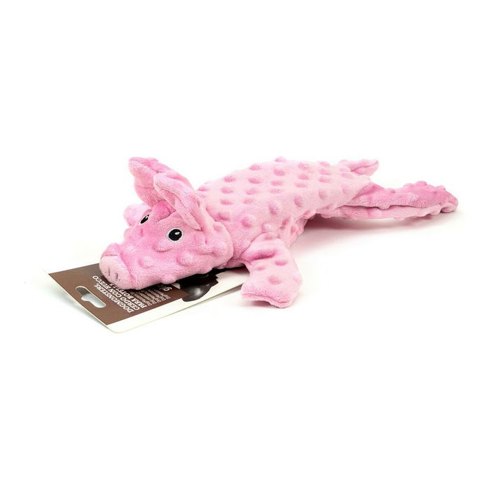 Jouet pour chien en peluche Gloria Dogmonsters Rose 100 % polyester Cochon 34 x 9 cm