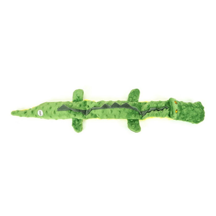 Jouet pour chien en peluche Gloria Dogmonsters Vert 100 % polyester Crocodile 65 x 5 x 6 cm