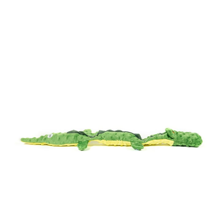 Jouet pour chien en peluche Gloria Dogmonsters Vert 100 % polyester Crocodile 65 x 5 x 6 cm