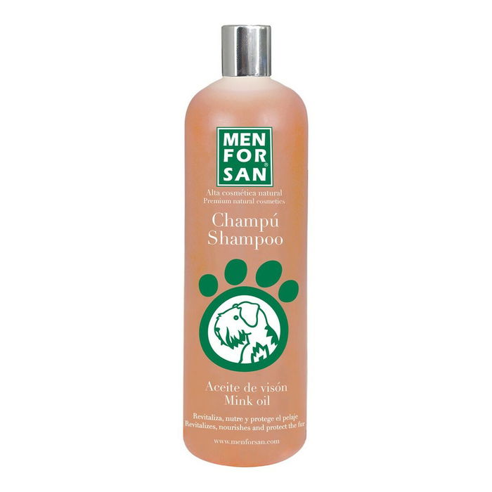 Shampoing pour animaux de compagnie Menforsan 1 L Chien Huile de vison Shampoing pour animaux de compagnie Menforsan 1 L Chien Huile de vison