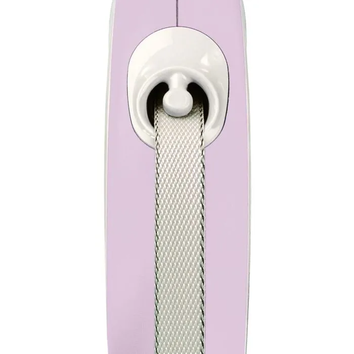 Flexi New Comfort Laisse rétractable avec sangle 5 m Rose Taille S