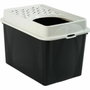 Rotho My Pet Berty Bac à litière Noir 50L