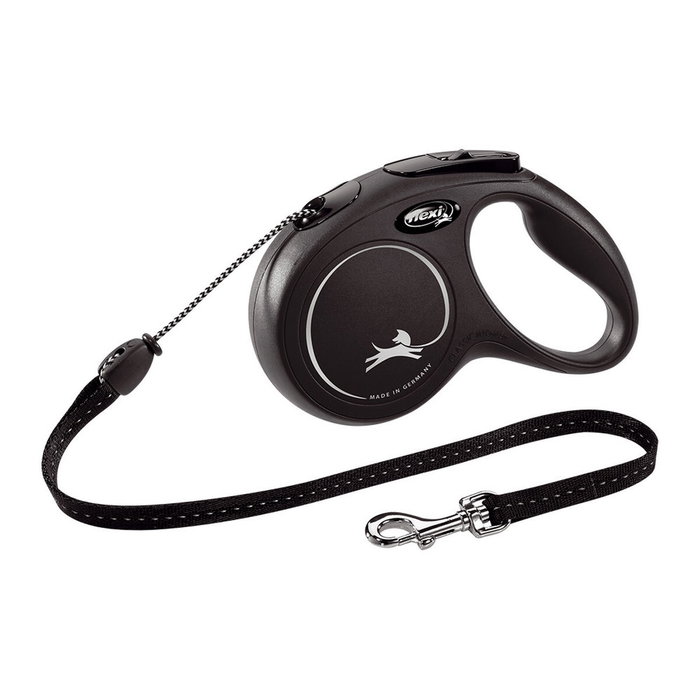 Flexi Laisse New Classic M Cord Noir 5m Flexi Laisse New Classic M Cord Noir 5m