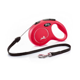 Flexi Laisse New Classic S Cord 8 m rouge