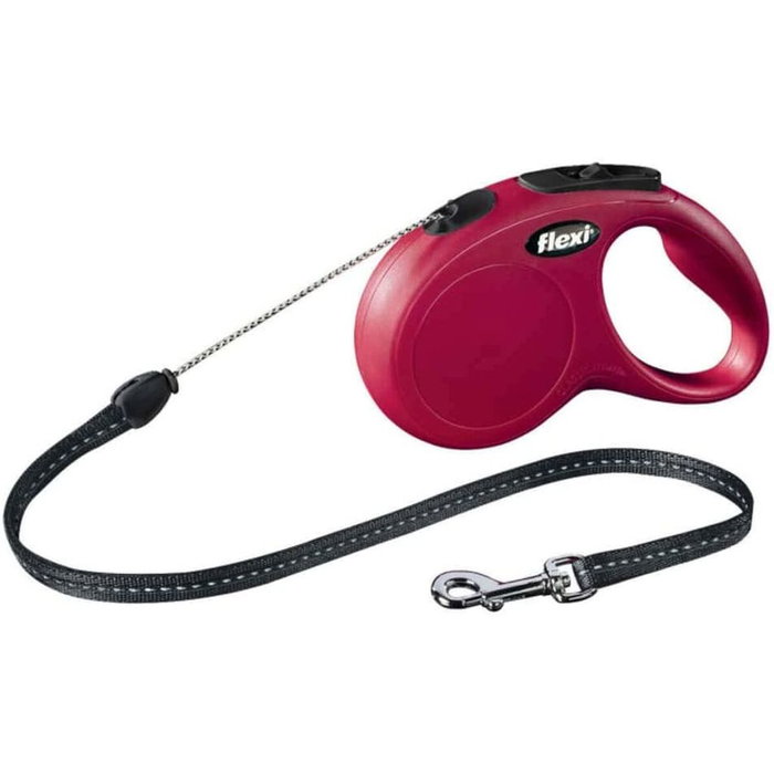 Flexi Laisse New Classic S Cord 8 m Rouge