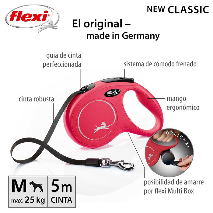 KERBL VET Flexi Classic M Cinta- Rojo 5m KERBL VET Flexi Classic M Cinta- Rojo 5m