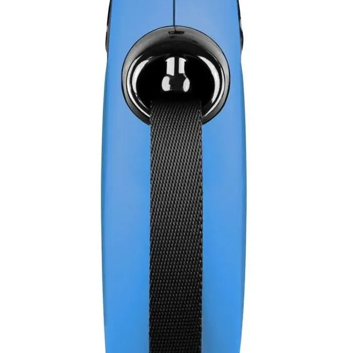 Flexi Laisse pour chien sangle TRIXIE classic 5 m - Taille L jusqu'à 50 kg - Système de freinage confortable - Bleu Flexi Laisse pour chien sangle TRIXIE classic 5 m - Taille L jusqu'à 50 kg - Système de freinage confortable - Bleu