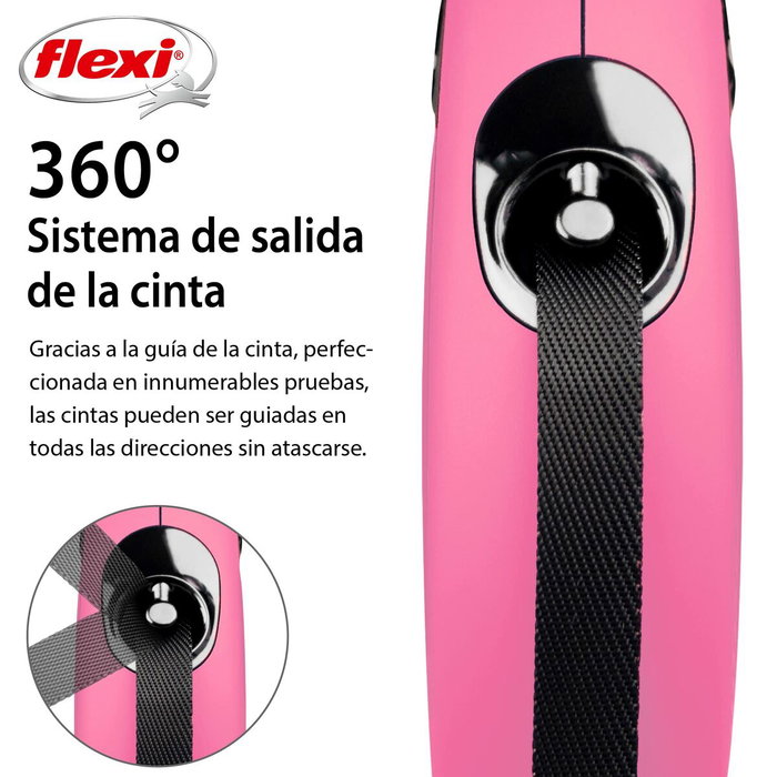 NAYECO VET NAYECO FLEXI CLASSIC M Rose 5m jusqu'à 25kg