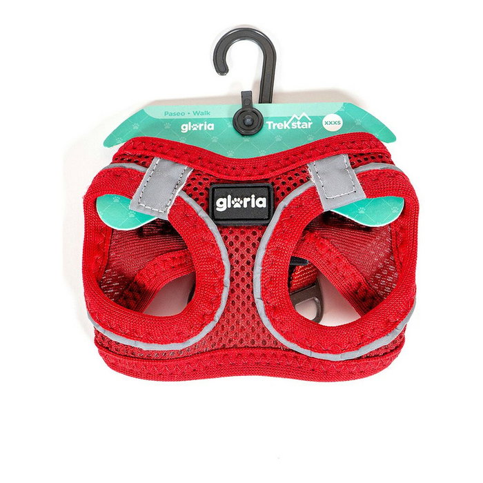 Harnais pour Chien Gloria Air Mesh Trek Star Réglable Rouge Taille XXXS (18-20 cm) Harnais pour Chien Gloria Air Mesh Trek Star Réglable Rouge Taille XXXS (18-20 cm)