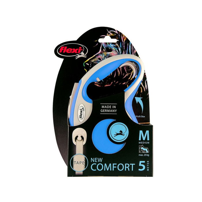 Laisse pour Chien Flexi New Comfort L Bleu (5 m) Laisse pour Chien Flexi New Comfort L Bleu (5 m)