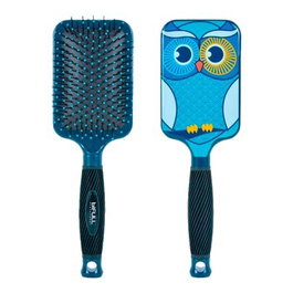 Bifull Brosse Raquette Hibou Turquoise