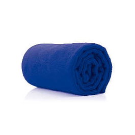 Bifull Pack de 10 serviettes en microfibre bleu