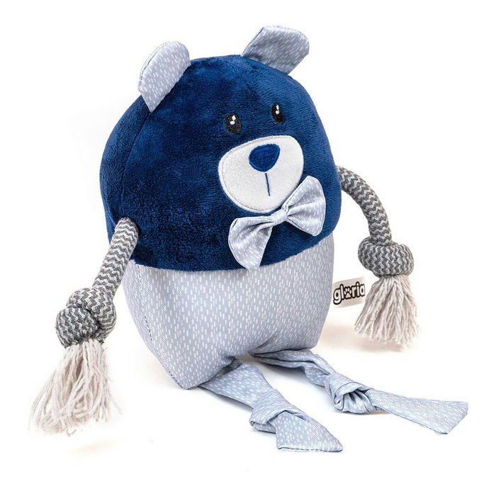 Jouet pour chien en peluche Gloria Pumba Bleu Polyester polypropylène Ours 23 x 16 cm Jouet pour chien en peluche Gloria Pumba Bleu Polyester polypropylène Ours 23 x 16 cm