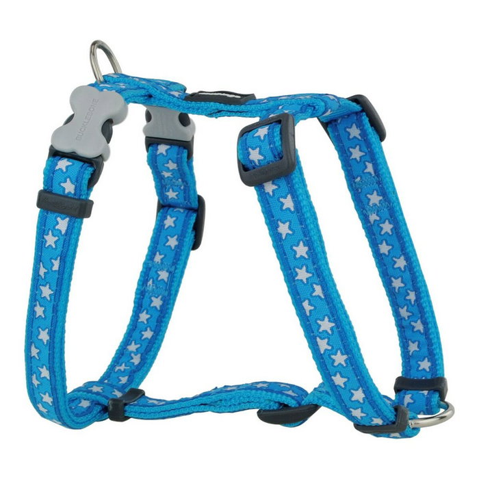 Harnais pour Chien Red Dingo Style Turquoise Étoile Blanc 46-76 cm Harnais pour Chien Red Dingo Style Turquoise Étoile Blanc 46-76 cm