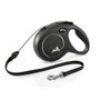 Flexi Laisse New Classic Cord 8 m Noir Taille M