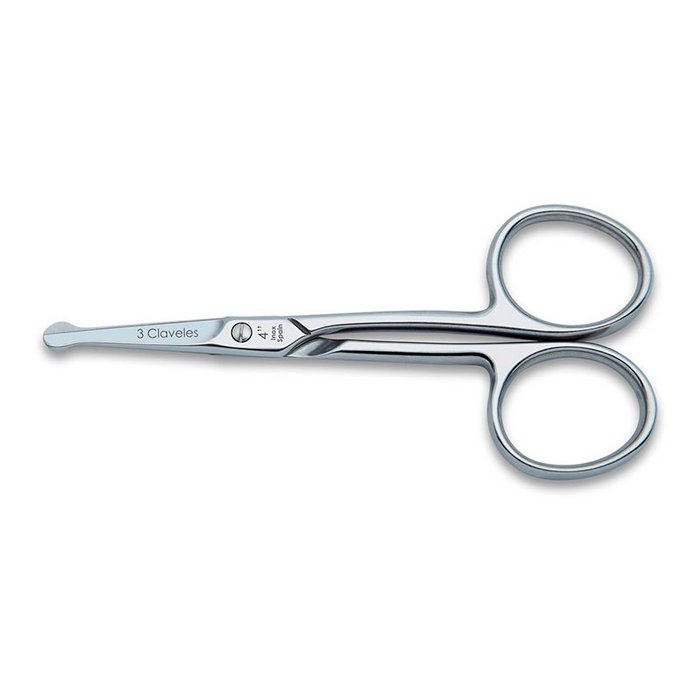Tres Claveles Ciseaux Droits Nez, Oreilles et Sourcils 4 pouces en Acier Inoxydable Tres Claveles Ciseaux Droits Nez, Oreilles et Sourcils 4 pouces en Acier Inoxydable