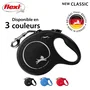 Flexi Laisse enrouleur New Classic L Tape 8 m noir pour chiens jusqu'à 50 kg - CL30T8-251-S-20 - Système de guidage perfectionné