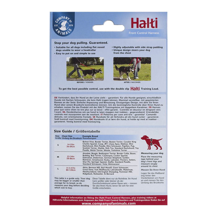 Harnais pour Chien Company of Animals Halti Noir/Rouge Taille S (36-64 cm) Harnais pour Chien Company of Animals Halti Noir/Rouge Taille S (36-64 cm)