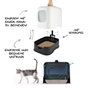 Rotho My Pet Biala Maison de toilette pour chat Blanc