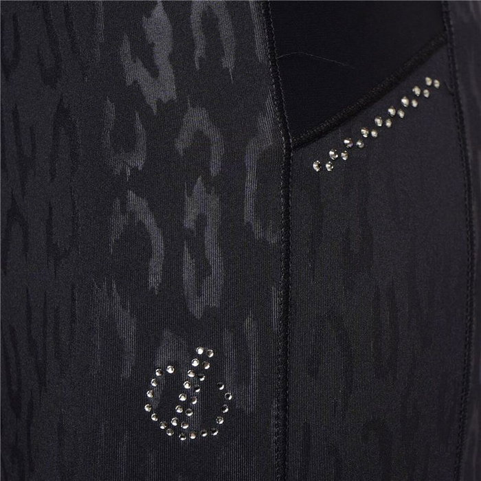 Leggings de Sport pour Femmes Dare 2b Shine Bright Noir