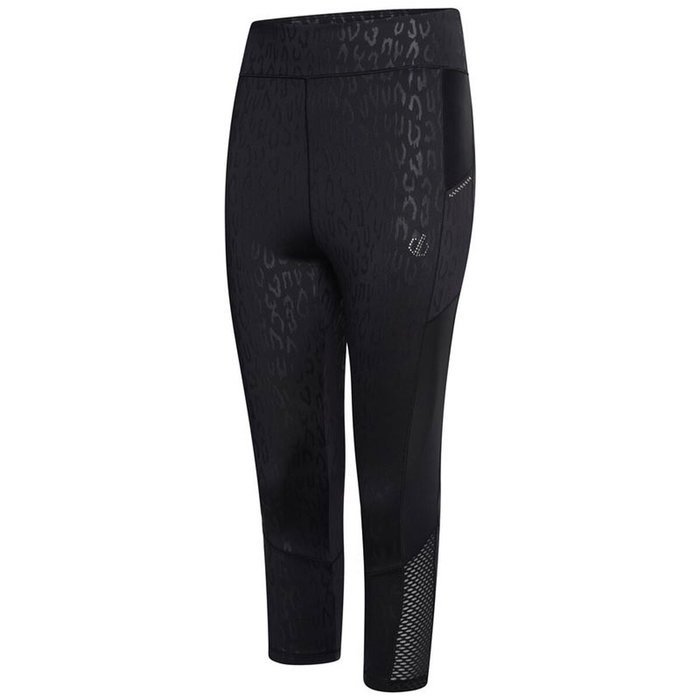 Leggings de Sport pour Femmes Dare 2b Shine Bright Noir