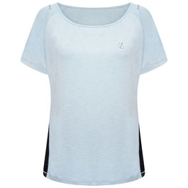 T-shirt à manches courtes femme Dare 2b You're A Gem Bleu clair 14 ans