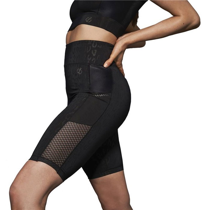Leggings de Sport pour Femmes Dare 2b Shine Bright Noir
