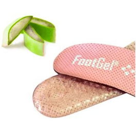 FOOTGEL Semelles en gel pour femmes à l'aloe vera, taille 39-42