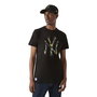 T-shirt à manches courtes homme New Era 12827252 Noir (XL)
