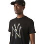 T-shirt à manches courtes homme New Era 12827252 Noir (XL)