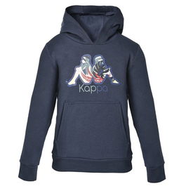 Sweat à capuche enfant Kappa Kappa Cache Bleu foncé