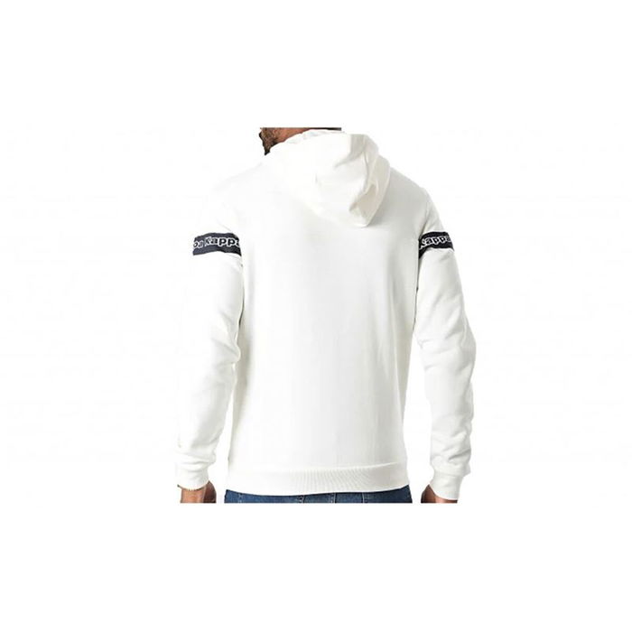 Sweat à capuche homme Kappa Itopo Blanc