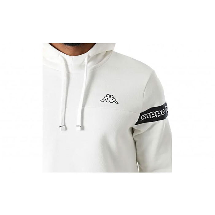 Sweat à capuche homme Kappa Itopo Blanc