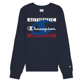 Sweat sans capuche homme Champion Authentic Athletic M Bleu foncé