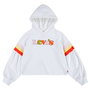 Sweat-shirt à capuche fille Levi's Full Sleeve High Rise Girl Blanc