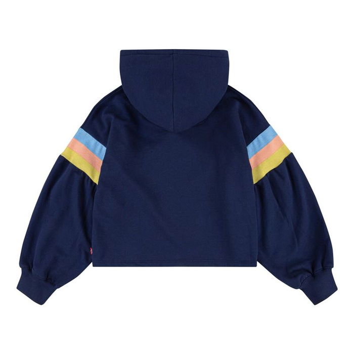 Sweat-shirt à capuche fille Levi's Full Sleeve High Rise Girl Bleu foncé
