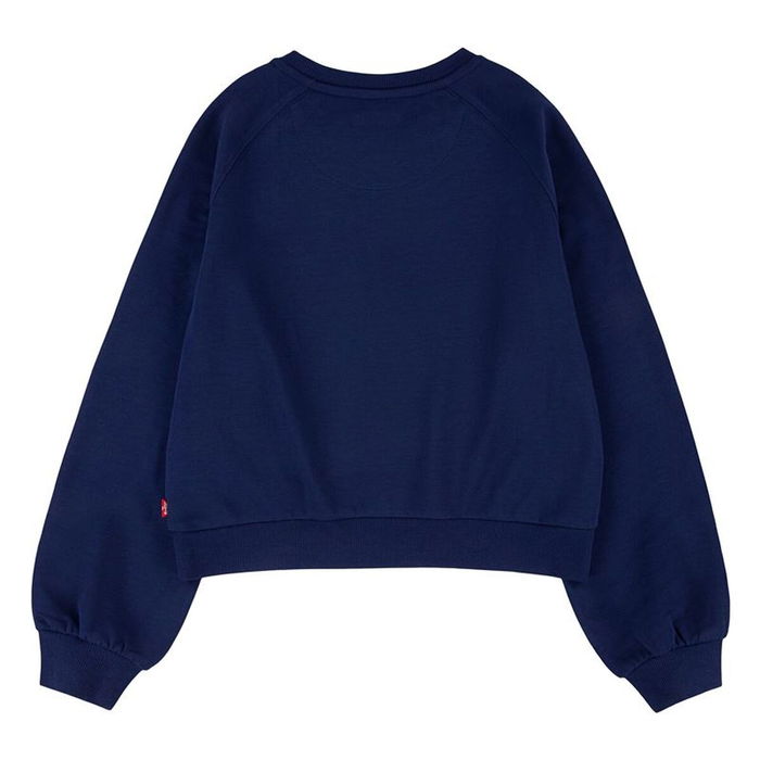 Sweat sans capuche femme Levi's Benchwarmer Crew Girl Bleu foncé
