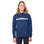 Sweat-shirt à capuche fille Rip Curl Mama Pop Boy Bleu foncé