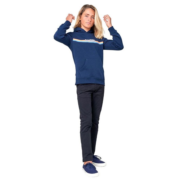 Sweat-shirt à capuche fille Rip Curl Mama Pop Boy Bleu foncé