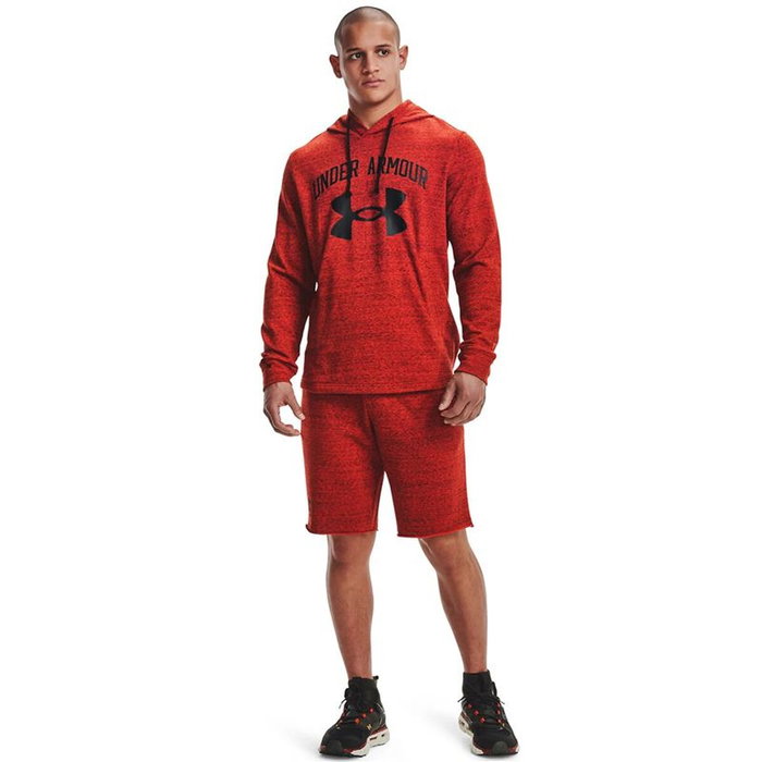 Sweat à capuche homme Under Armour Rival Terry Rouge