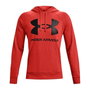 Sweat à capuche homme Under Armour Fleece Rival Rouge