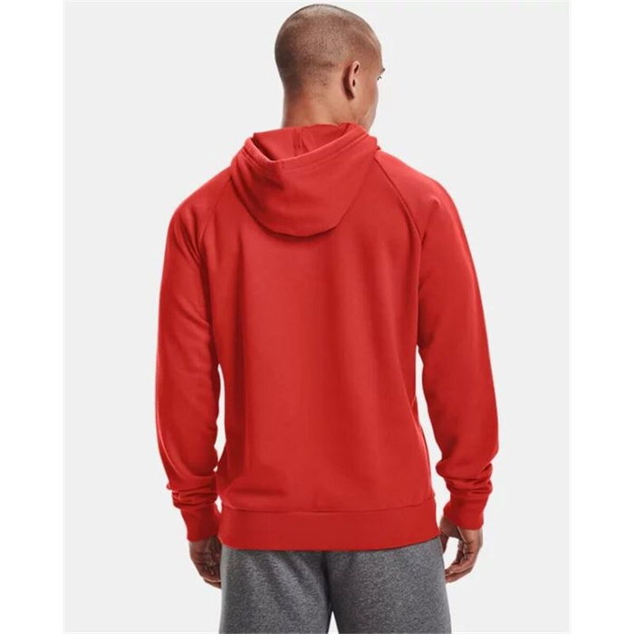 Sweat à capuche homme Under Armour Fleece Rival Rouge