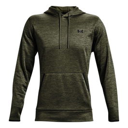 Sweat à capuche homme Under Armour Fleece Twist Vert foncé