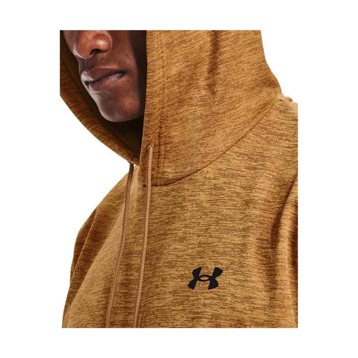 Sweat à capuche homme Under Armour Fleece Twist Marron