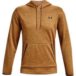 Sweat à capuche homme Under Armour Fleece Twist Marron